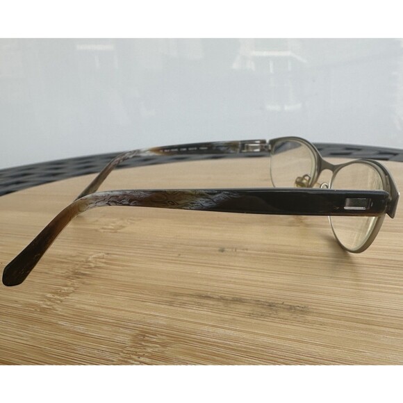 VANNI Mod V8340 C366 Women's Eyeglasses 52-19-135 Matte Brown/Horn Made in Italy - Picture 6 of 9